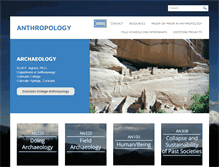 Tablet Screenshot of ingramanthropology.com
